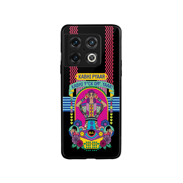 

DailyObjects Nasty Pyaar Glass Case Cover For OnePlus 10 Pro