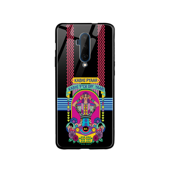 

DailyObjects Nasty Pyaar Glass Case Cover For OnePlus 7T Pro