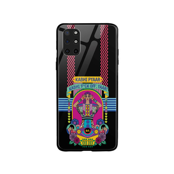 

DailyObjects Nasty Pyaar Glass Case Cover For OnePlus 8T