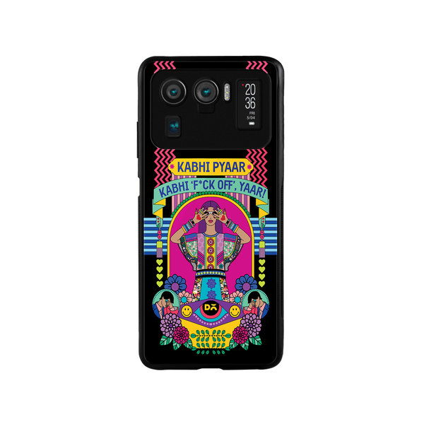 

DailyObjects Nasty Pyaar Glass Case Cover For Xiaomi Mi 11 Ultra