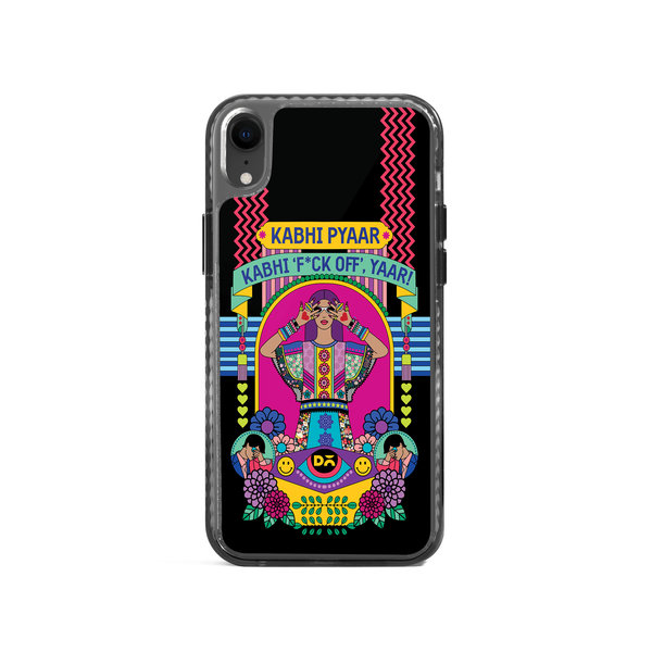 

DailyObjects Nasty Pyaar Stride 2.0 Case Cover For iPhone XR