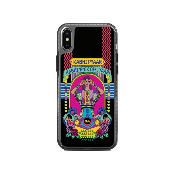 

DailyObjects Nasty Pyaar Stride 2.0 Case Cover For iPhone XS