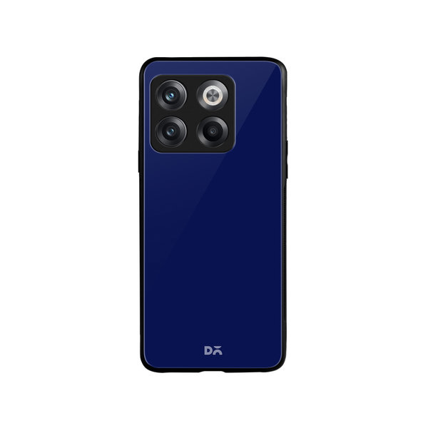 

DailyObjects Navy Blue Glass Case Cover For OnePlus 10T