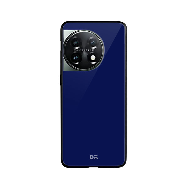 

DailyObjects Navy Blue Glass Case Cover For OnePlus 11 5G