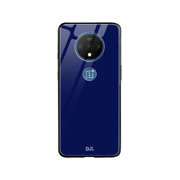 

DailyObjects Navy Blue Glass Case Cover For OnePlus 7T