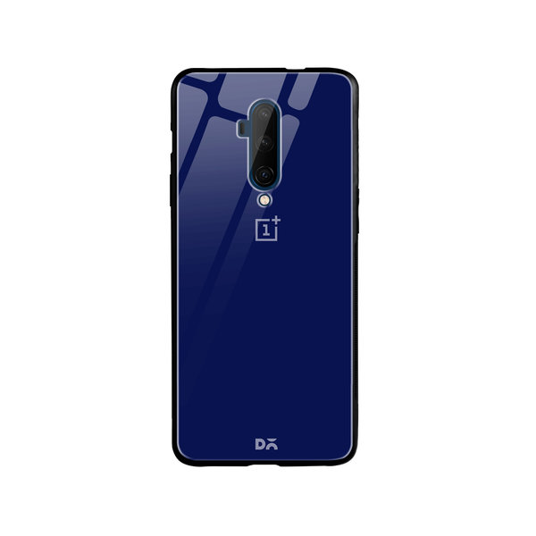 

DailyObjects Navy Blue Glass Case Cover For OnePlus 7T Pro