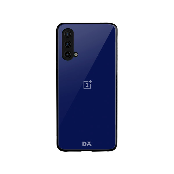 

DailyObjects Navy Blue Glass Case Cover For OnePlus Nord CE
