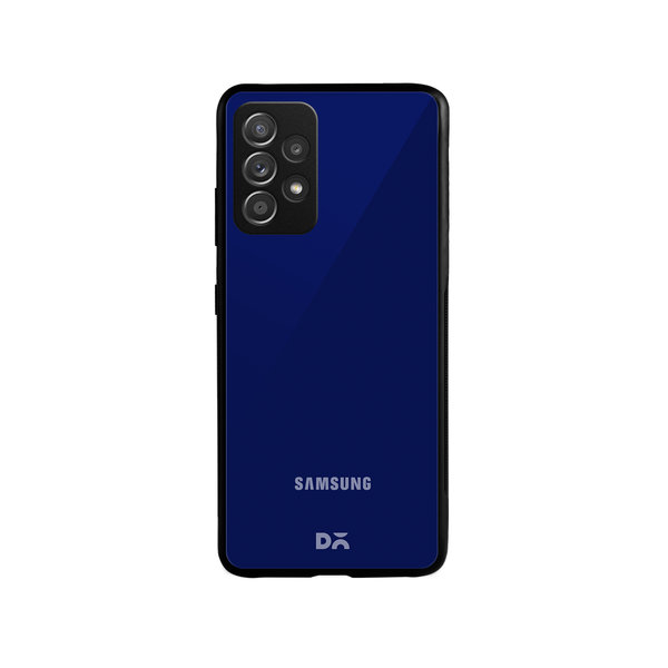 

DailyObjects Navy Blue Glass Case Cover For Samsung Galaxy A52