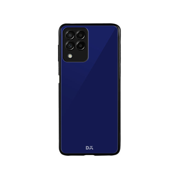 

DailyObjects Navy Blue Glass Case Cover For Samsung Galaxy M53
