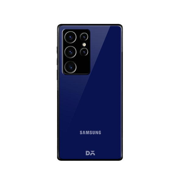 

DailyObjects Navy Blue Glass Case Cover For Samsung Galaxy S23 Ultra