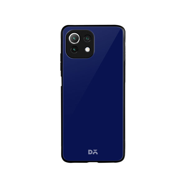 

DailyObjects Navy Blue Glass Case Cover For Xiaomi Mi 11 Lite