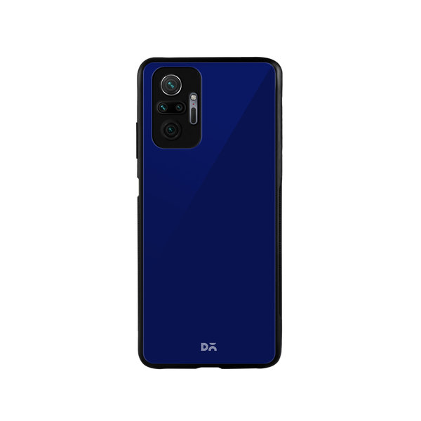 

DailyObjects Navy Blue Glass Case Cover For Xiaomi Redmi Note 10 Pro