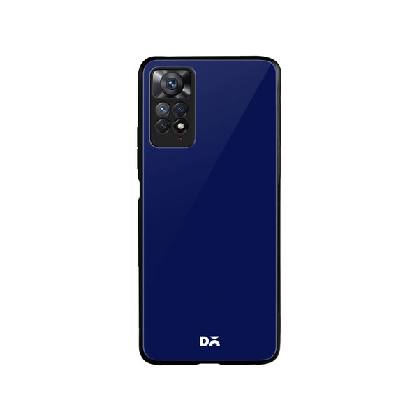 

DailyObjects Navy Blue Glass Case Cover For Xiaomi Redmi Note 11 Pro