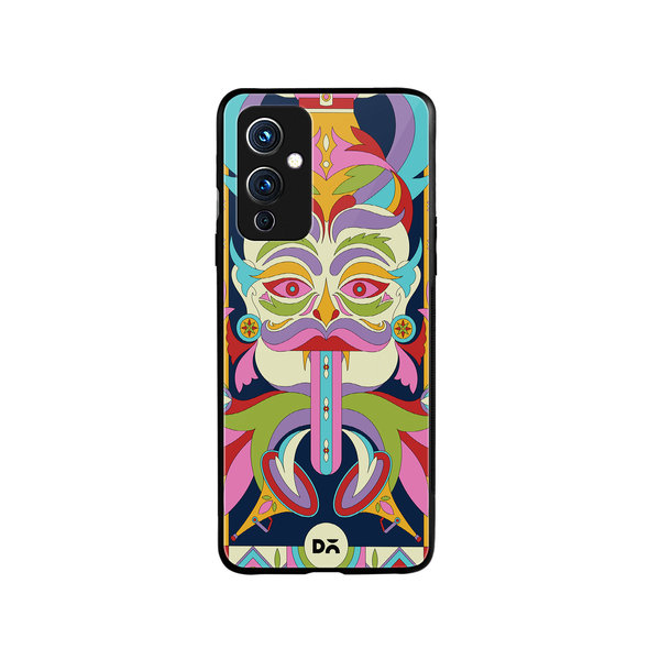 

DailyObjects Nazar Mela Glass Case Cover For OnePlus 9