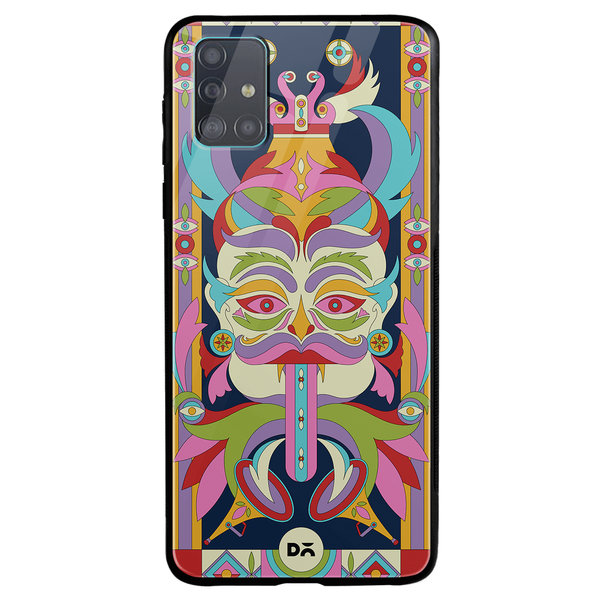 

DailyObjects Nazar Mela Glass Case Cover For Samsung Galaxy A51