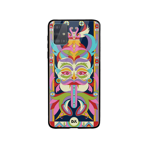 

DailyObjects Nazar Mela Glass Case Cover For Samsung Galaxy A71
