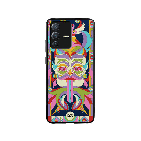 

DailyObjects Nazar Mela Glass Case Cover For Vivo V23 Pro