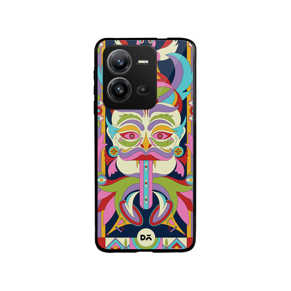 

DailyObjects Nazar Mela Glass Case Cover For Vivo V25