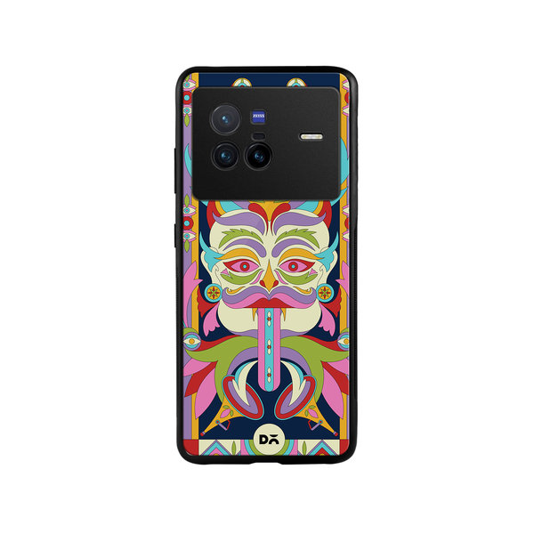 

DailyObjects Nazar Mela Glass Case Cover For Vivo X80
