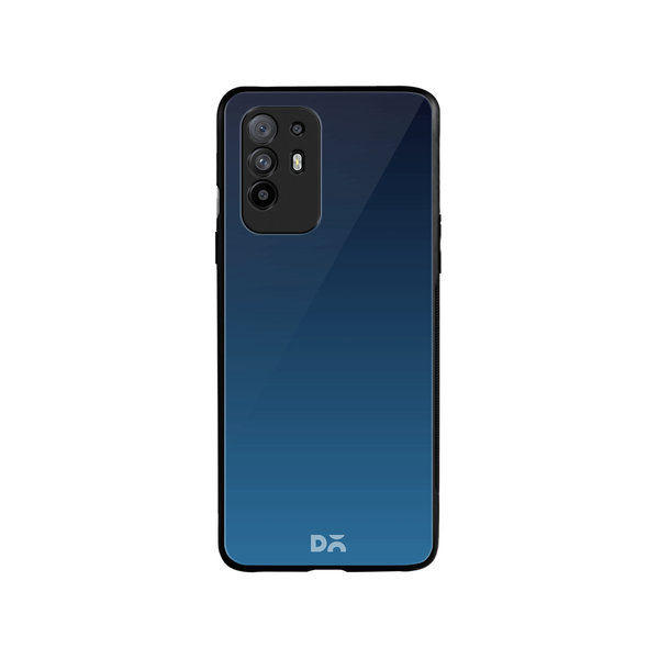 DailyObjects Nebula Blue Glass Case Cover For Oppo F19 Pro Plus