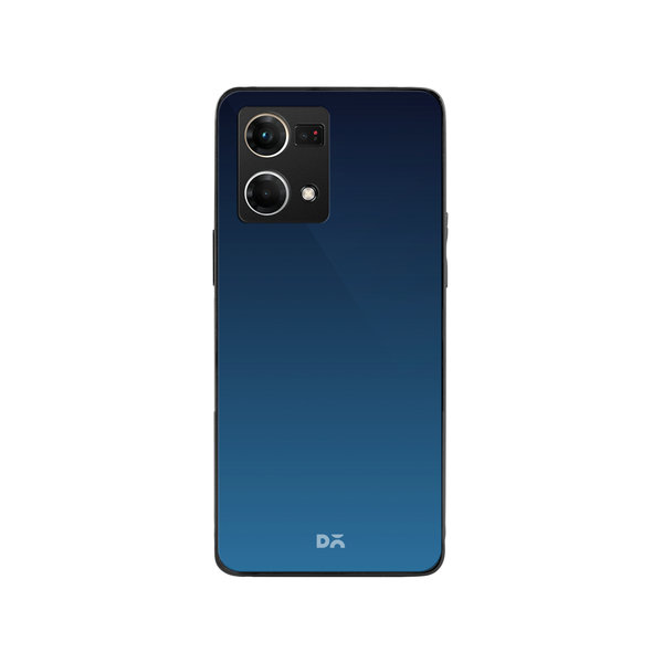 

DailyObjects Nebula Blue Glass Case Cover For Oppo F21 Pro