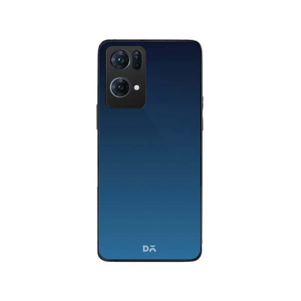 

DailyObjects Nebula Blue Glass Case Cover For Oppo Reno 7 Pro