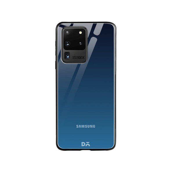 

Dailyobjects Nebula Blue Glass Case Cover For Samsung Galaxy S20 Ultra