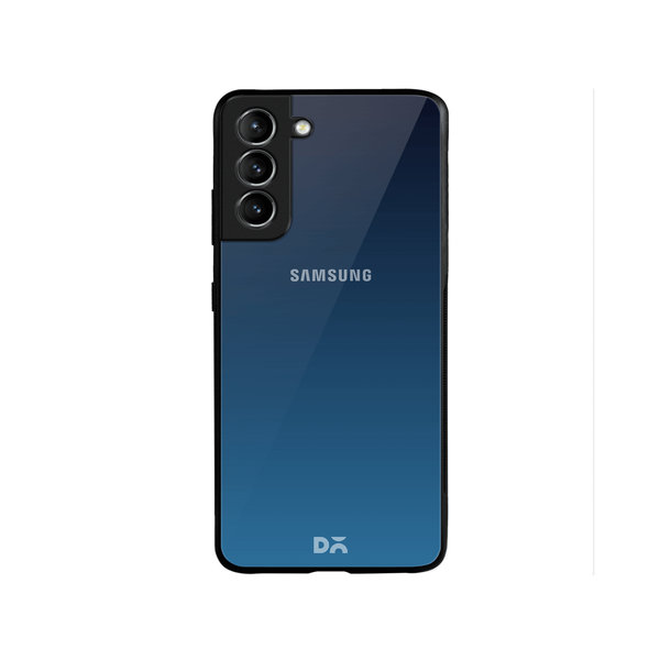 

DailyObjects Nebula Blue Glass Case Cover For Samsung Galaxy S22 Plus