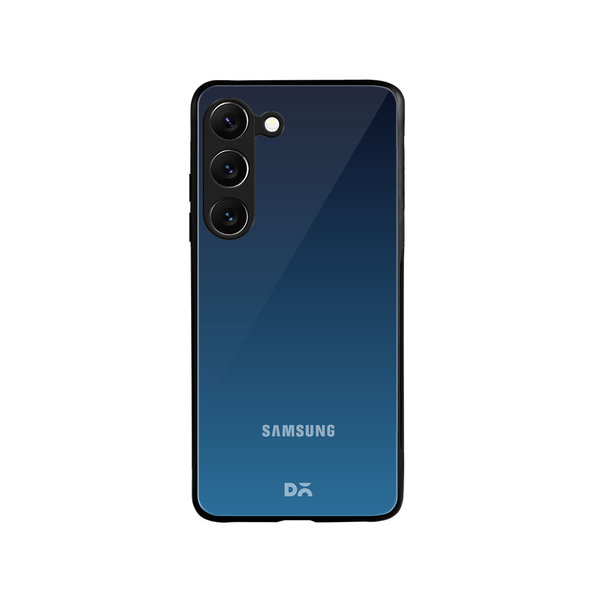 

DailyObjects Nebula Blue Glass Case Cover For Samsung Galaxy S23 Plus