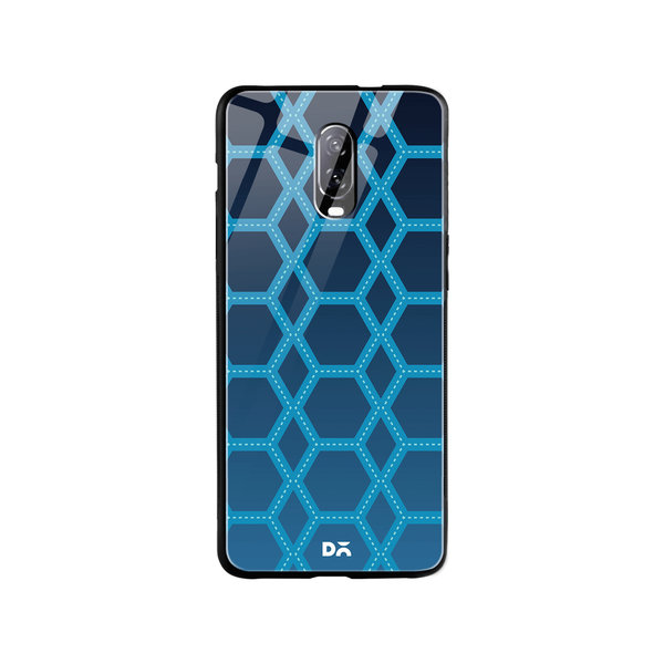 

DailyObjects Nebula Honeycomb Glass Case Cover For OnePlus 7