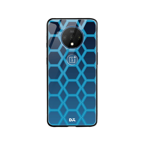 

DailyObjects Nebula Honeycomb Glass Case Cover For OnePlus 7T