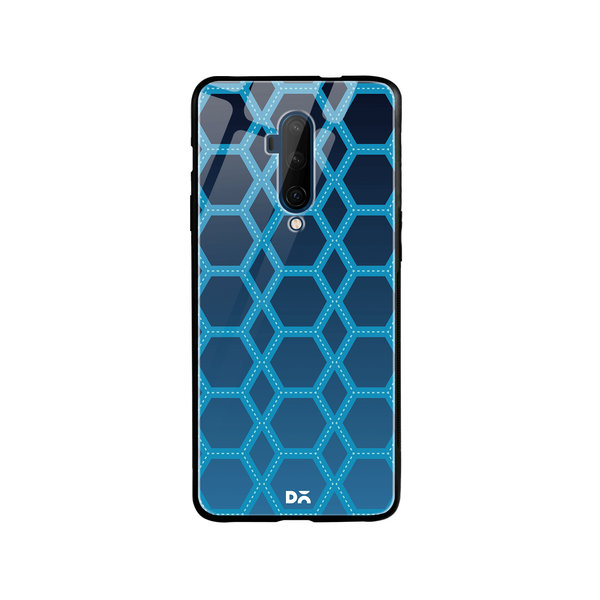 

DailyObjects Nebula Honeycomb Glass Case Cover For OnePlus 7T Pro