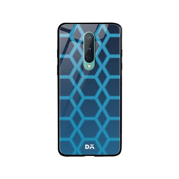 

DailyObjects Nebula Honeycomb Glass Case Cover For OnePlus 8
