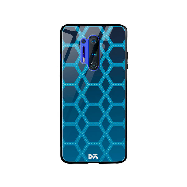 

DailyObjects Nebula Honeycomb Glass Case Cover For OnePlus 8 Pro
