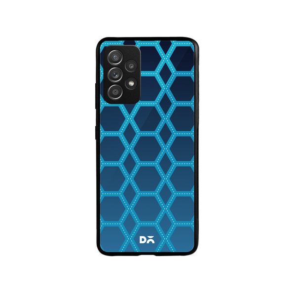 

DailyObjects Nebula Honeycomb Glass Case Cover For Samsung Galaxy A52