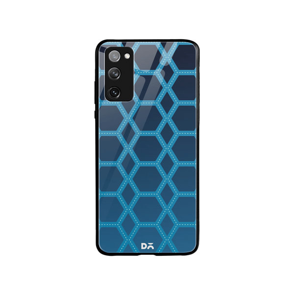 

DailyObjects Nebula Honeycomb Glass Case Cover For Samsung Galaxy S20 FE
