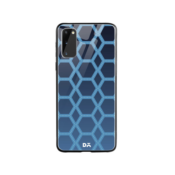 

DailyObjects Nebula Honeycomb Glass Case Cover For Samsung Galaxy S20