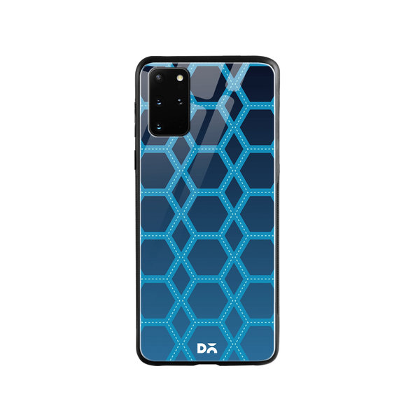 

DailyObjects Nebula Honeycomb Glass Case Cover For Samsung Galaxy S20 Plus
