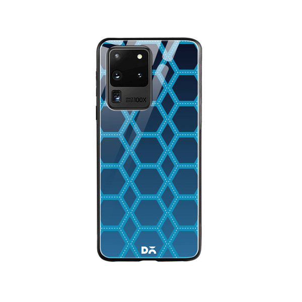 

DailyObjects Nebula Honeycomb Glass Case Cover For Samsung Galaxy S20 Ultra