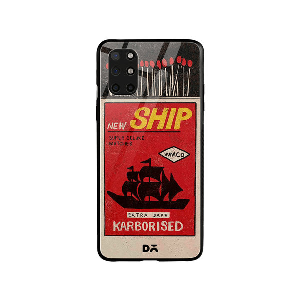 

DailyObjects New Ship Matchbox Glass Case Cover For OnePlus 8T