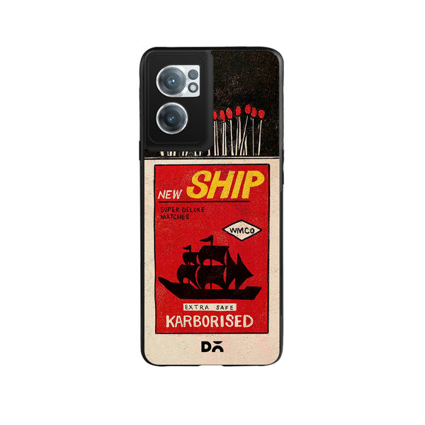 

DailyObjects New Ship Matchbox Glass Case Cover For OnePlus Nord CE 2