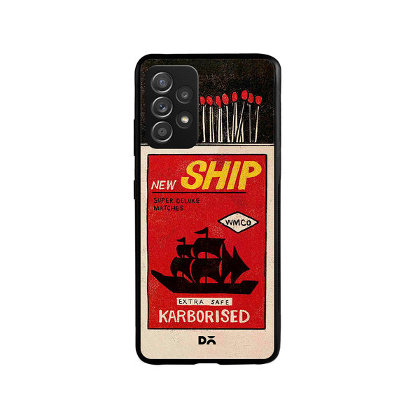 

DailyObjects New Ship Matchbox Glass Case Cover For Samsung Galaxy A53