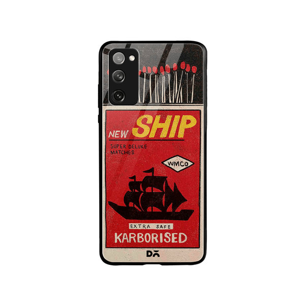 

DailyObjects New Ship Matchbox Glass Case Cover For Samsung Galaxy S20 FE