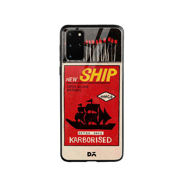 

DailyObjects New Ship Matchbox Glass Case Cover For Samsung Galaxy S20 Plus