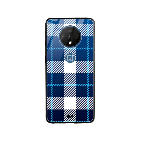 

DailyObjects Nightfall Rope Checks Glass Case Cover For OnePlus 7T