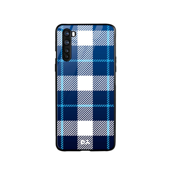 

DailyObjects Nightfall Rope Checks Glass Case Cover For OnePlus Nord