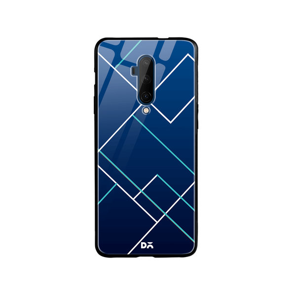

DailyObjects Nightfall Tach Lines Glass Case Cover For OnePlus 7T Pro