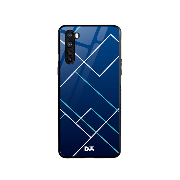 

DailyObjects Nightfall Tach Lines Glass Case Cover For OnePlus Nord