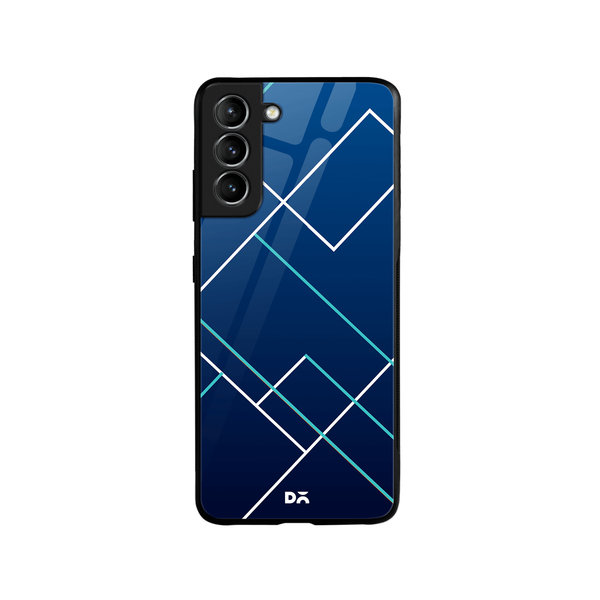 

DailyObjects Nightfall Tach Lines Glass Case Cover For Samsung Galaxy S21 Plus