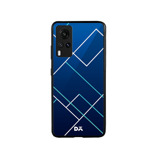 

DailyObjects Nightfall Tach Lines Glass Case Cover For Vivo X60